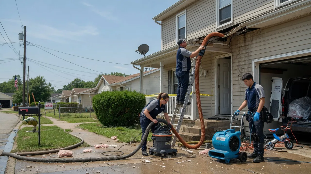 Water Damage Restoration in Lansing, KS near me